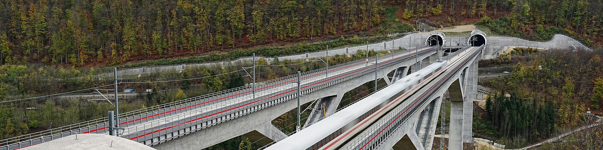 SFS Wendlingen-Ulm - Testfahrten im Bereich der Filstalbrücke