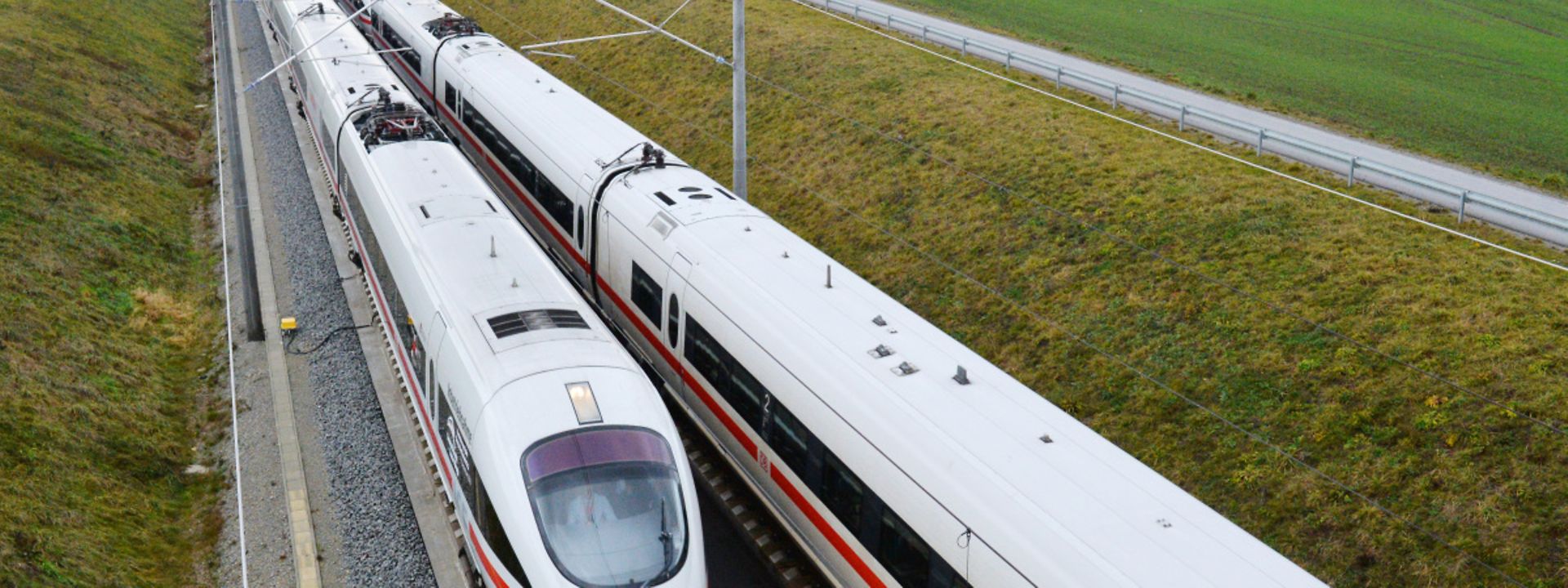 Eisenbahnstrecke zwischen Erfurt und Halle/Leipzig